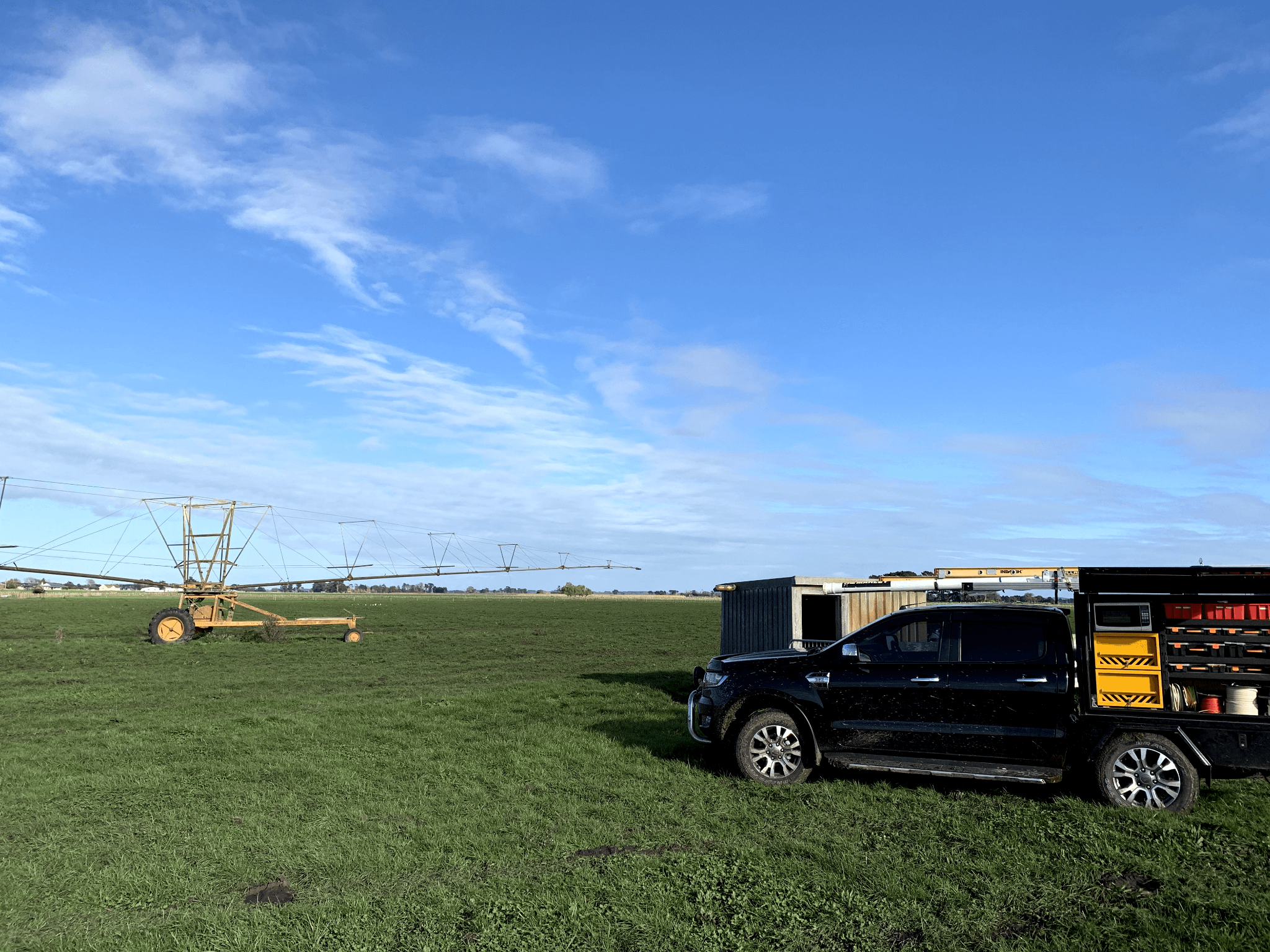 Rural electrical — pivot irrigation control