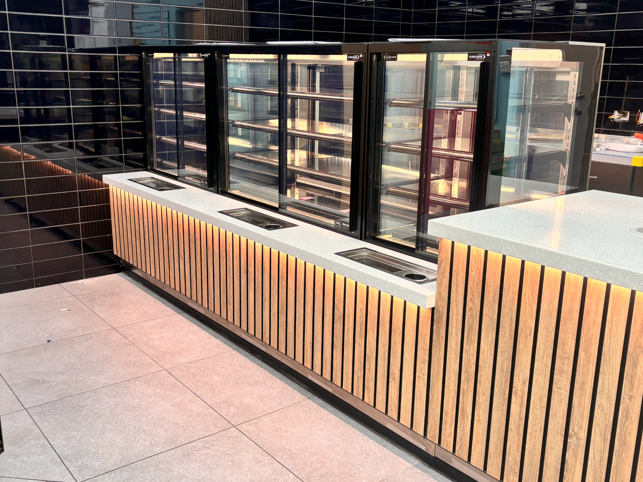 Retail feature and ambient lighting